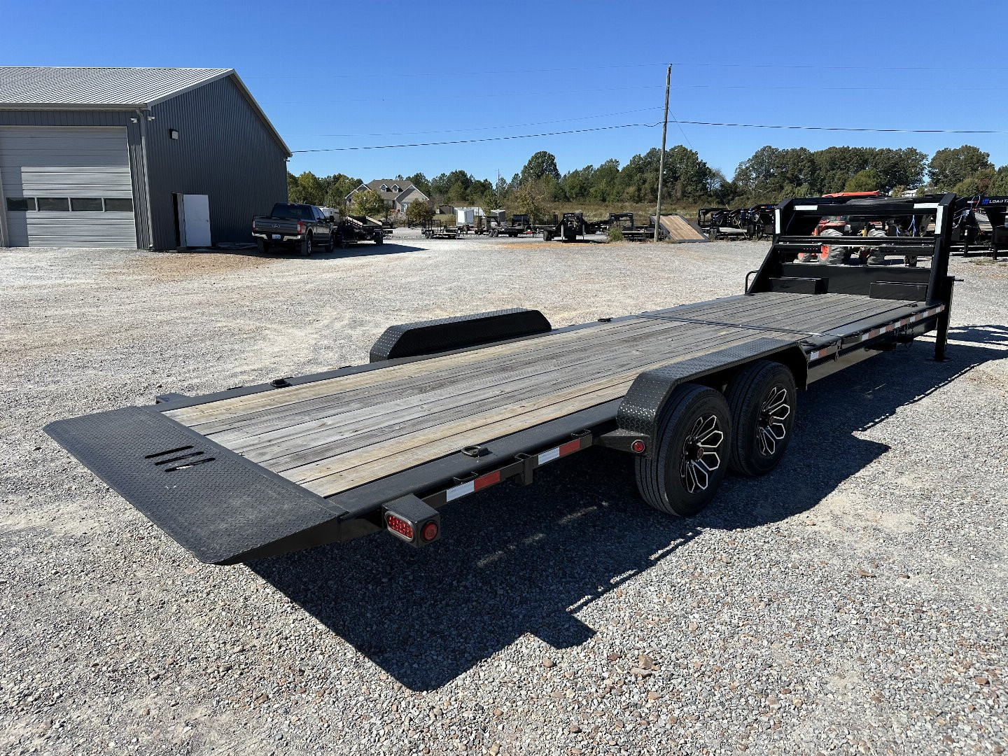Used 2023 Load Trail 83"X26' 16K Gooseneck Tilt Trailer