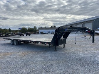 Used 2018 Load Trail 102"X34' 22K Hyd Dove Gooseneck Trailer