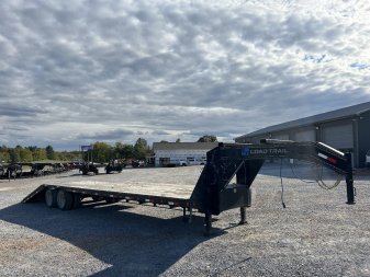 Used 2018 Load Trail 102"X34' 22K Hyd Dove Gooseneck Trailer