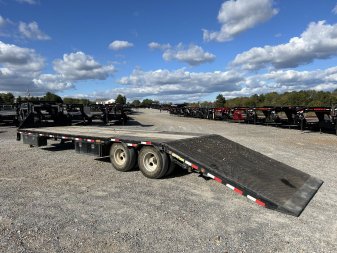 Used 2018 Load Trail 102"X34' 22K Hyd Dove Gooseneck Trailer