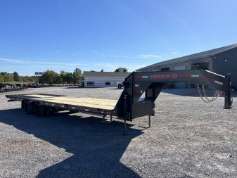 New 2025 MAXXD 32' x 102" 30k Hyd Dove Gooseneck Trailer