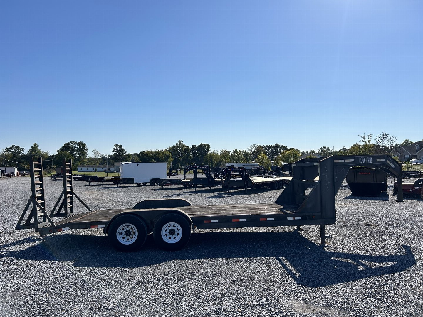 Used 2003 Load Trail 83" x 20' 14k Gooseneck Equipment Trailer