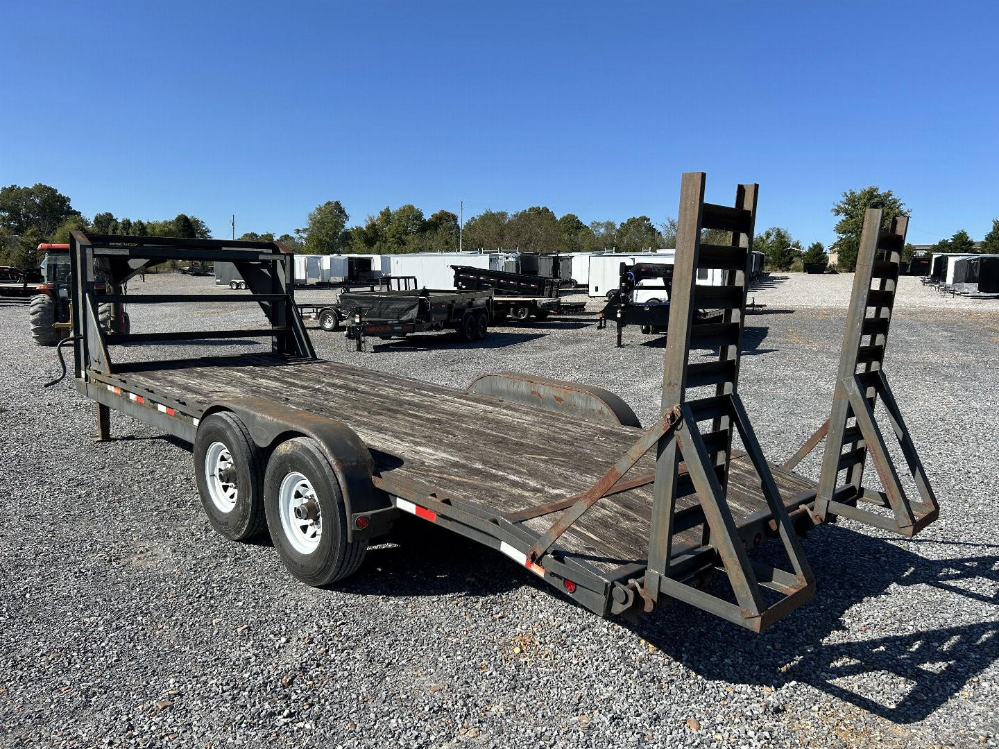 Used 2003 Load Trail 83" x 20' 14k Gooseneck Equipment Trailer