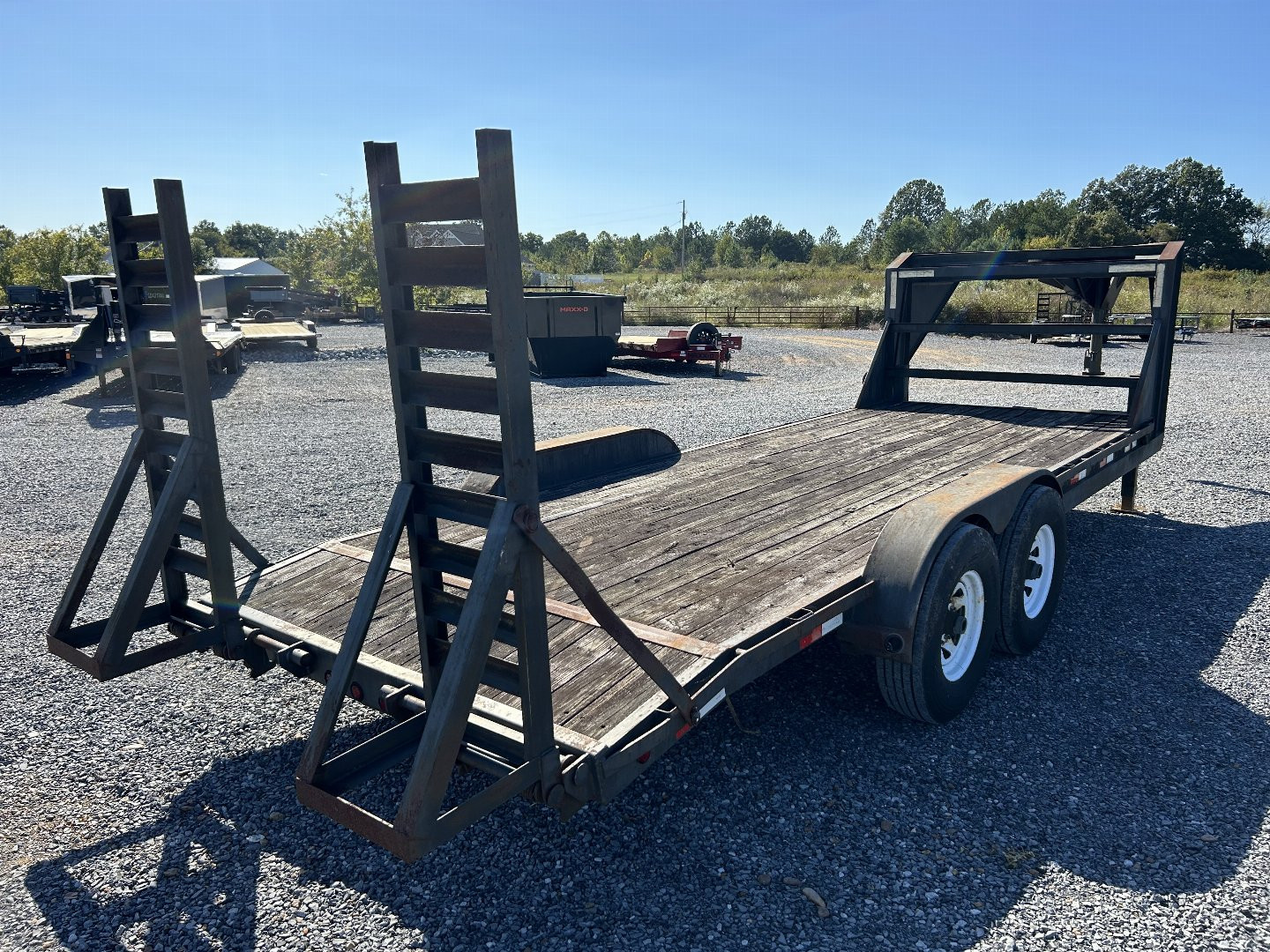 Used 2003 Load Trail 83" x 20' 14k Gooseneck Equipment Trailer