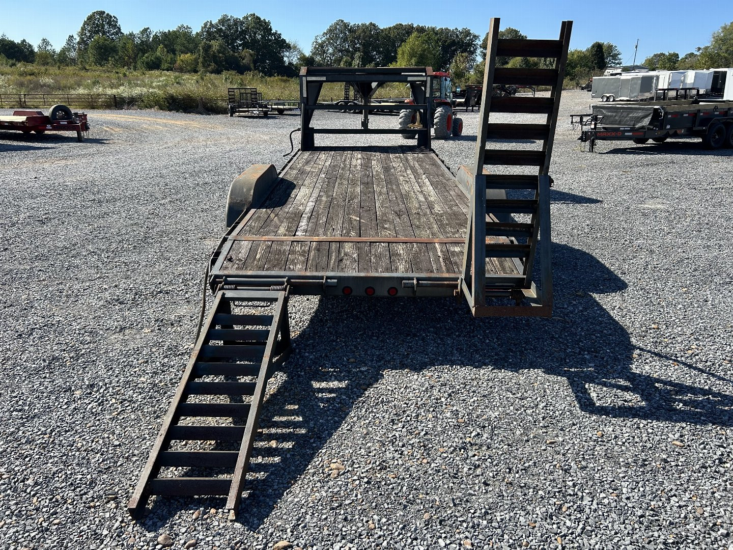 Used 2003 Load Trail 83" x 20' 14k Gooseneck Equipment Trailer