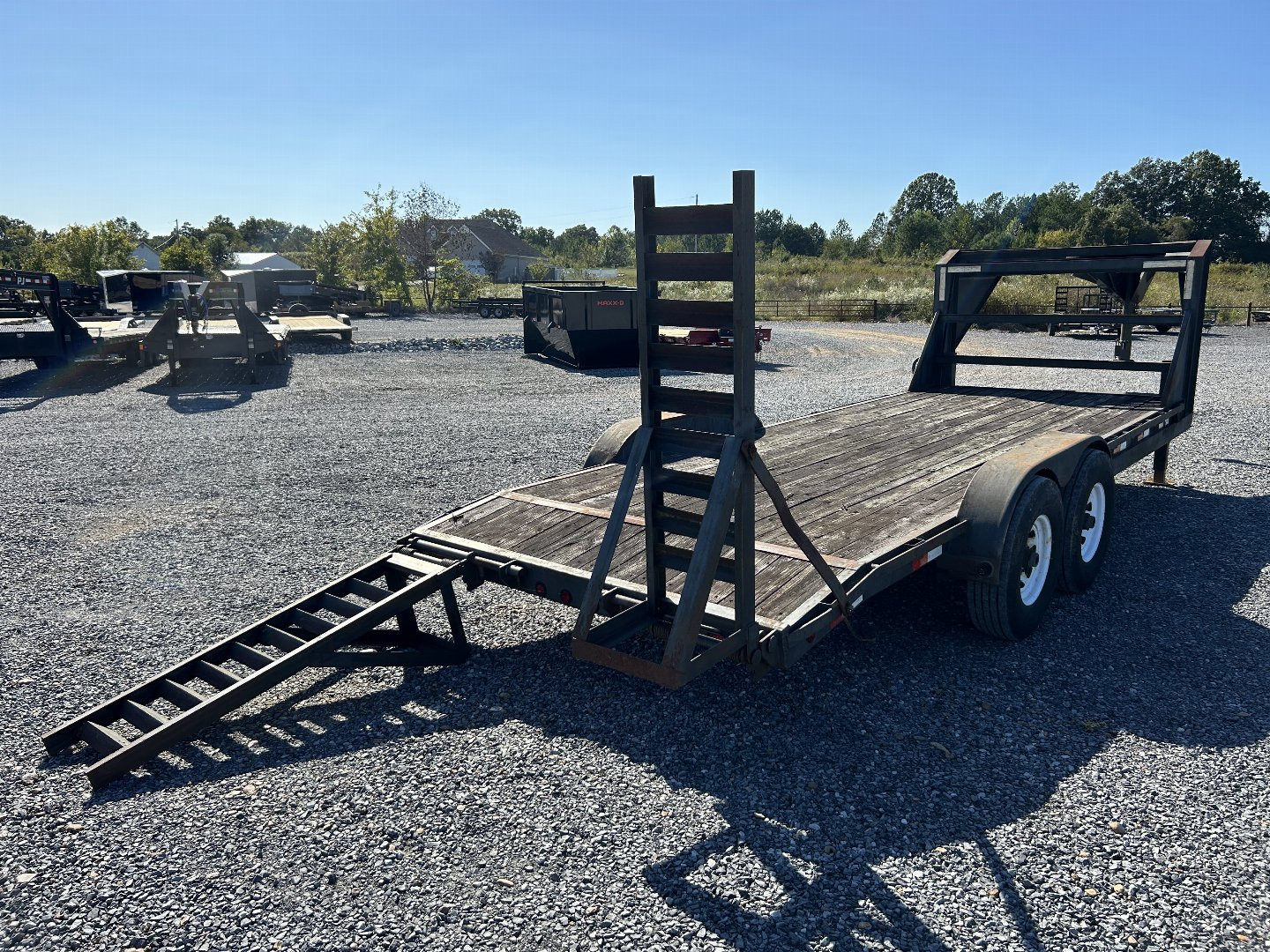 Used 2003 Load Trail 83" x 20' 14k Gooseneck Equipment Trailer