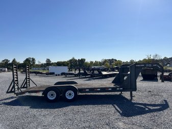 Used 2003 Load Trail 83" x 20' 14k Gooseneck Equipment Trailer