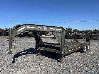 Used 2003 Load Trail 83" x 20' 14k Gooseneck Equipment Trailer