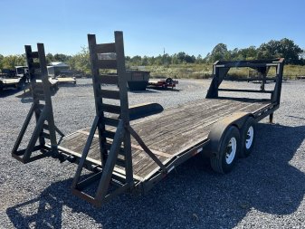 Used 2003 Load Trail 83" x 20' 14k Gooseneck Equipment Trailer