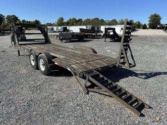 Used 2003 Load Trail 83" x 20' 14k Gooseneck Equipment Trailer
