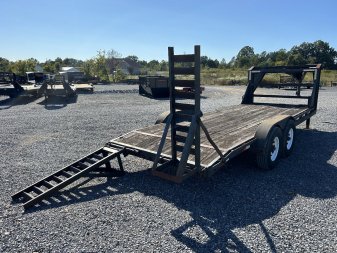 Used 2003 Load Trail 83" x 20' 14k Gooseneck Equipment Trailer