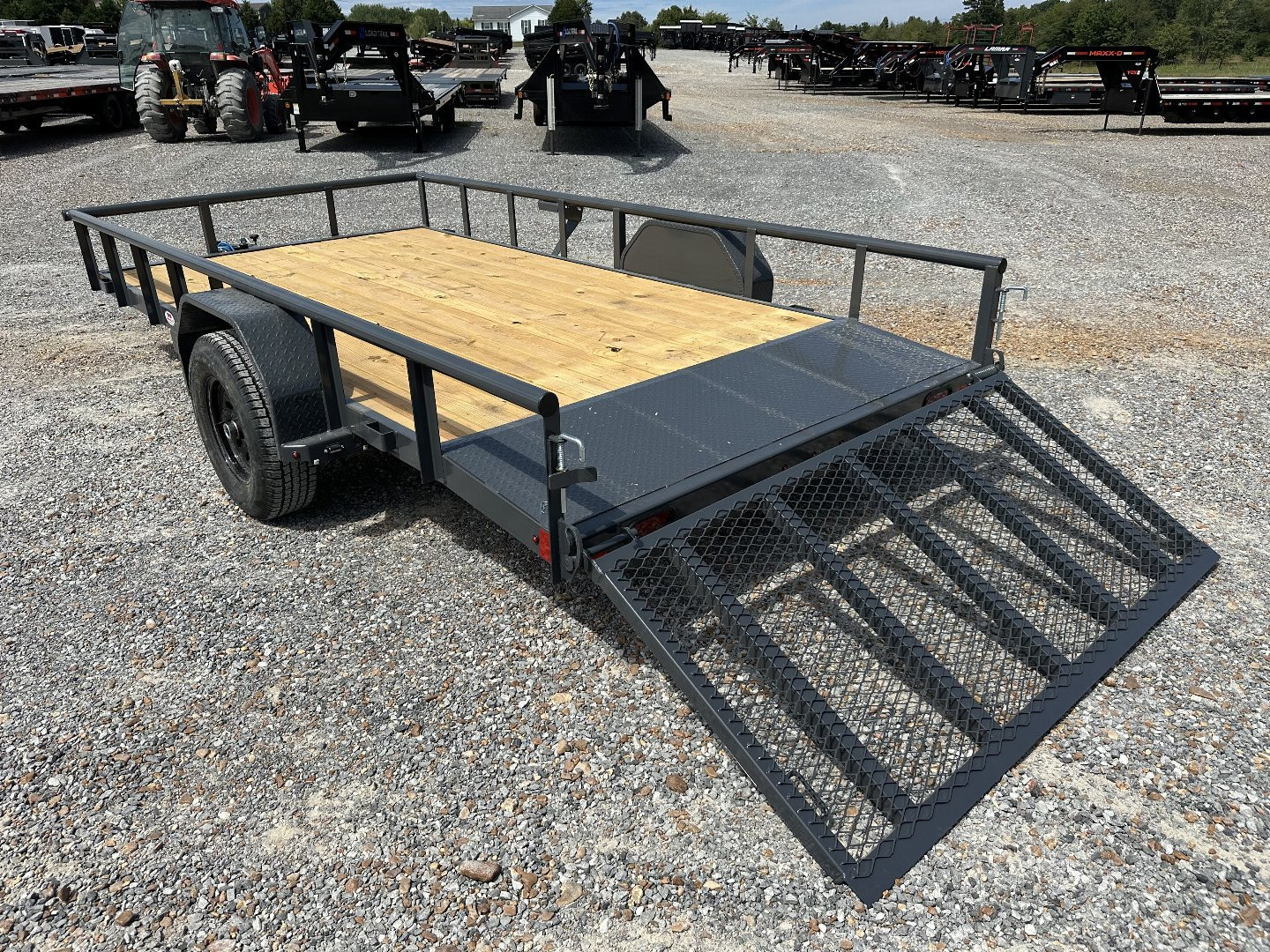 New 2025 Lamar 83"X14' 5K Utility Trailer