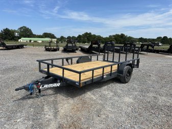 New 2025 Lamar 83"X14' 5K Utility Trailer