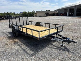 New 2025 Lamar 83"X14' 5K Utility Trailer
