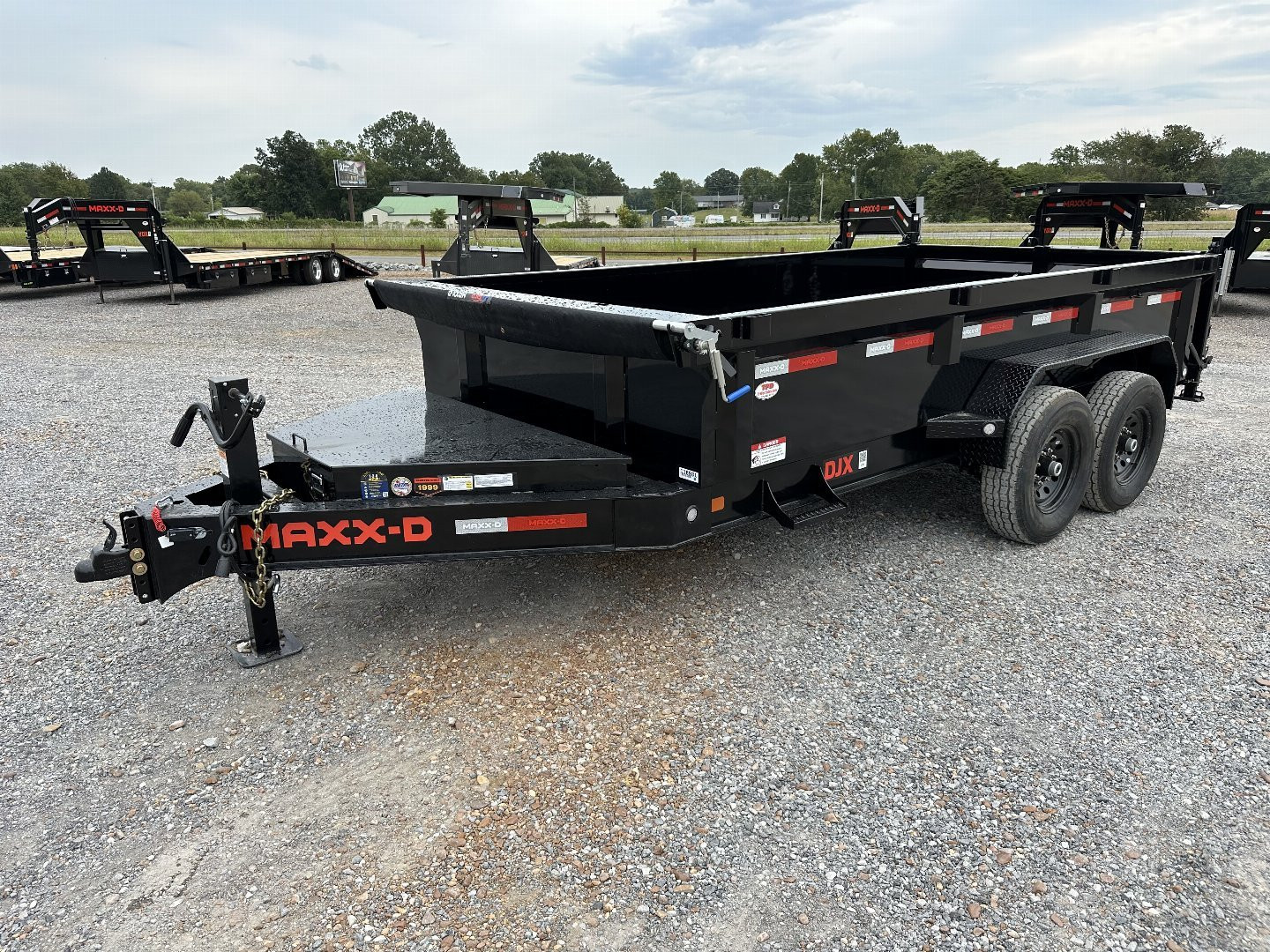 New 2025 MAXXD 14' x 83" 14k Dump Trailer