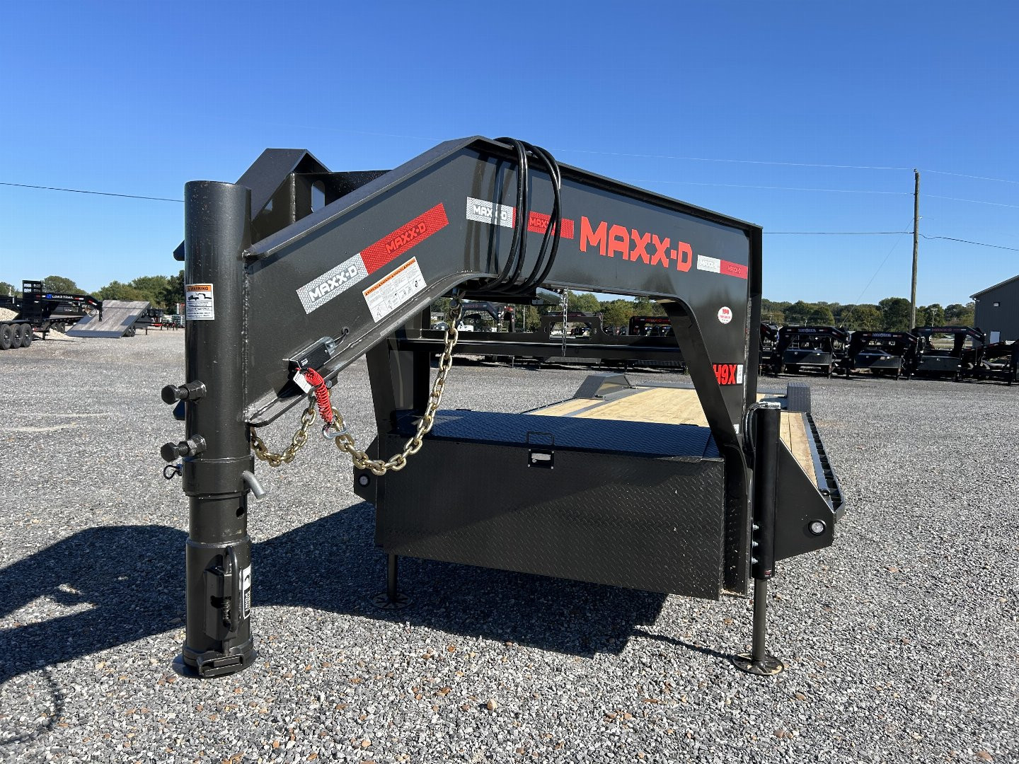 New 2025 MAXXD 32' x 102" 24k Gooseneck Equipment Trailer *ALL NEW ENGINEERED FRAME*