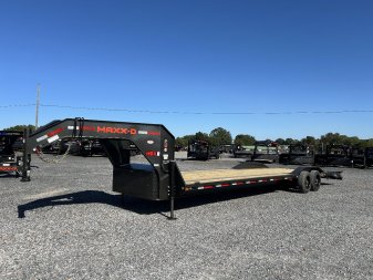 New 2025 MAXXD 32' x 102" 24k Gooseneck Equipment Trailer *ALL NEW ENGINEERED FRAME*