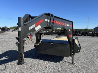New 2025 MAXXD 32' x 102" 24k Gooseneck Equipment Trailer *ALL NEW ENGINEERED FRAME*