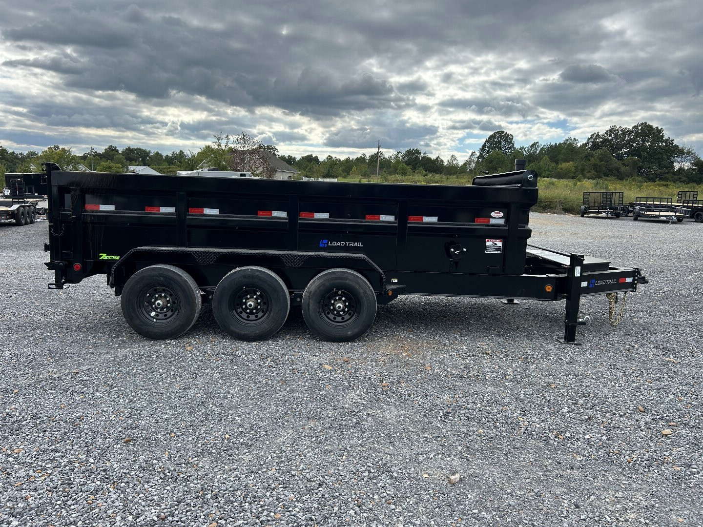 New 2025 Load Trail 83" x 16' 21k Dump Trailer *TELESCOPIC*