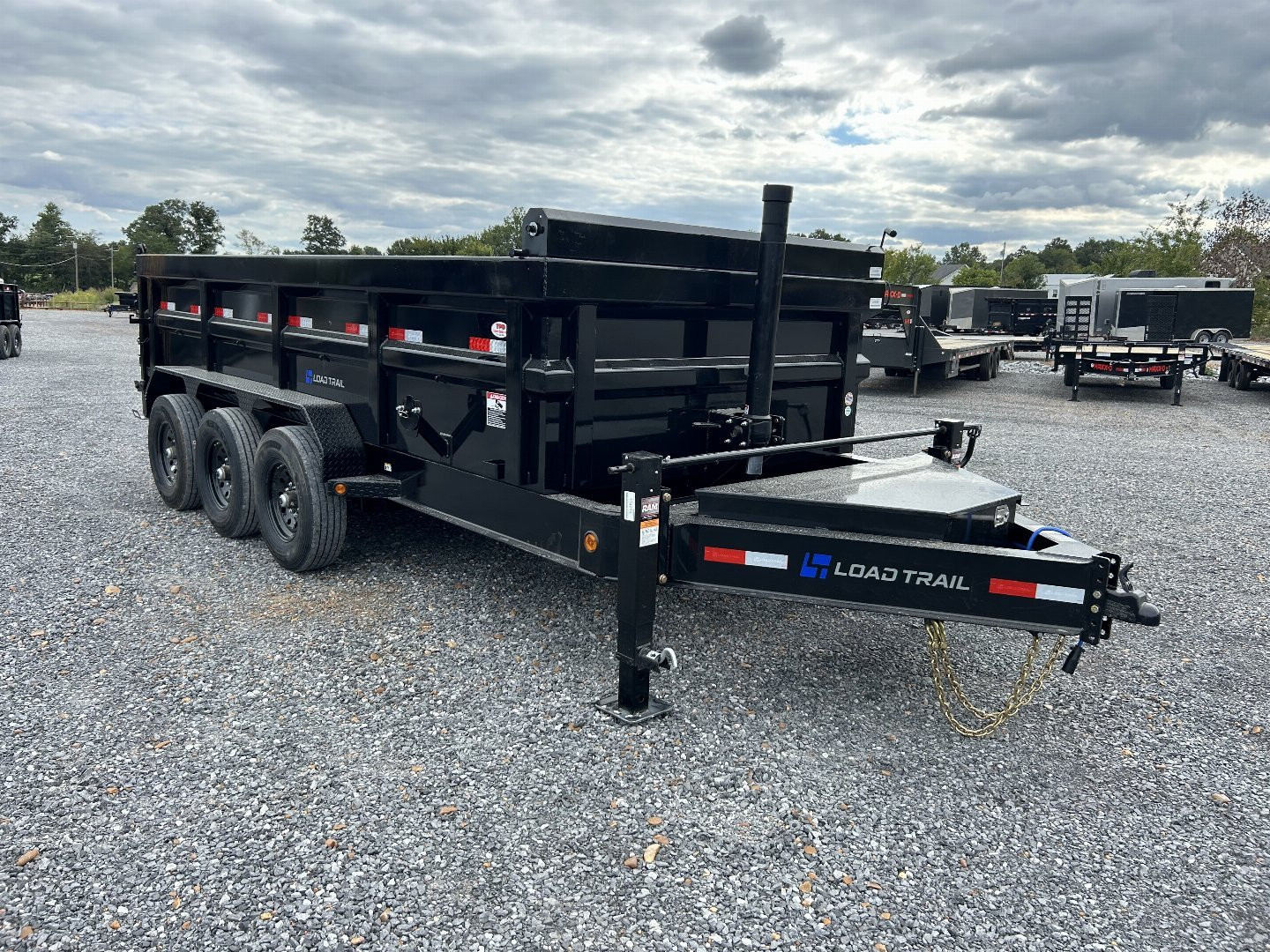 New 2025 Load Trail 83" x 16' 21k Dump Trailer *TELESCOPIC*