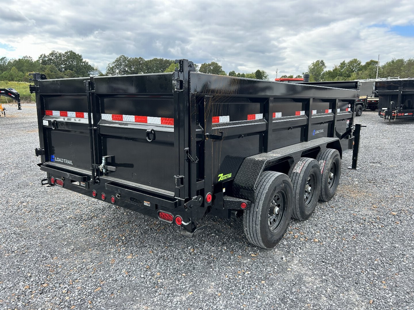 New 2025 Load Trail 83" x 16' 21k Dump Trailer *TELESCOPIC*