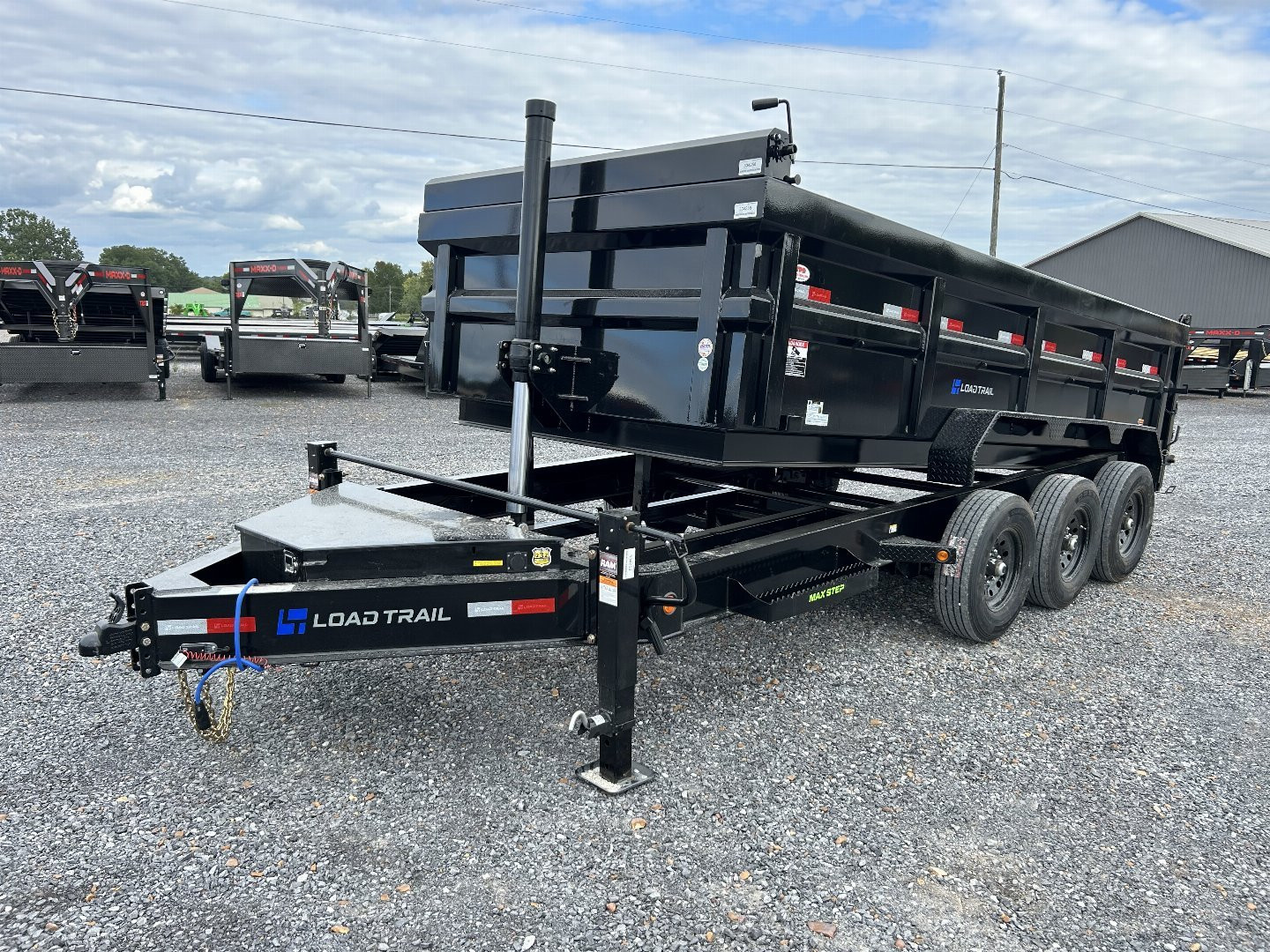 New 2025 Load Trail 83" x 16' 21k Dump Trailer *TELESCOPIC*