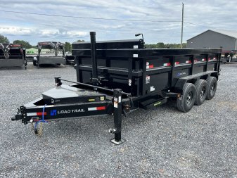 New 2025 Load Trail 83" x 16' 21k Dump Trailer *TELESCOPIC*
