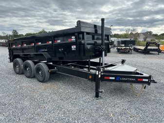 New 2025 Load Trail 83" x 16' 21k Dump Trailer *TELESCOPIC*