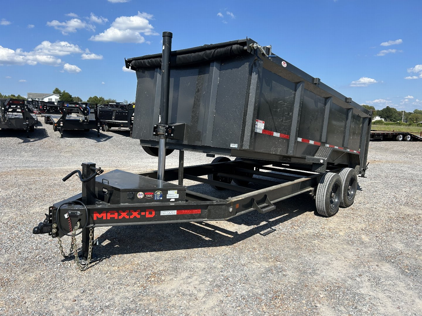 Used 2023 MAXXD 16' x 83" 16k Telescopic Dump Trailer *4' Sides*