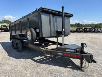 Used 2023 MAXXD 16' x 83" 16k Telescopic Dump Trailer *4' Sides*