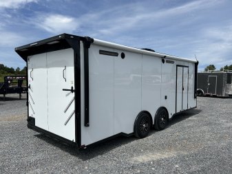 New 2025 Spartan 8.5X24 10K FULL FINISHED RACE TRAILER *NATDA SHOW SPECIAL*