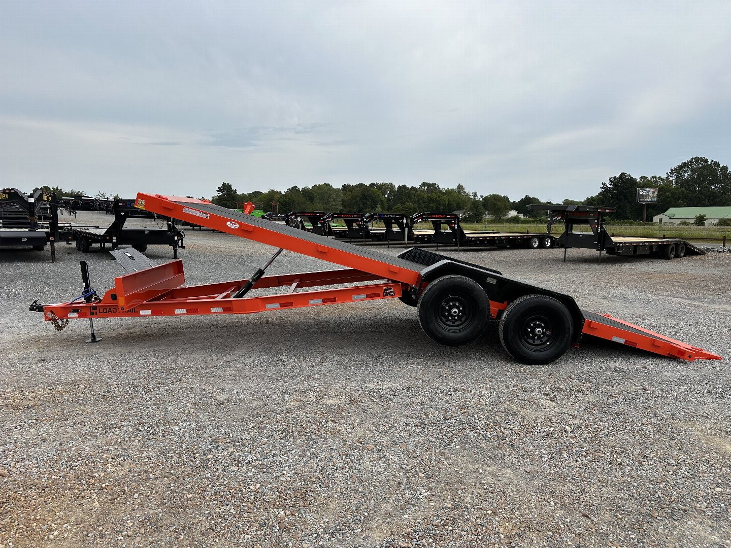 New 2025 Load Trail 83"x22' 14k Rapid Loader Tilt Equipment Trailer *NATDA SHOW SPECIAL*