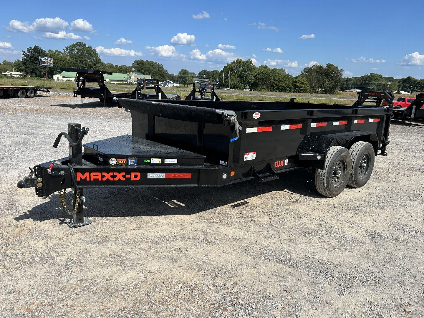 New 2025 MAXXD 14' x 83" 14k Dump Trailer