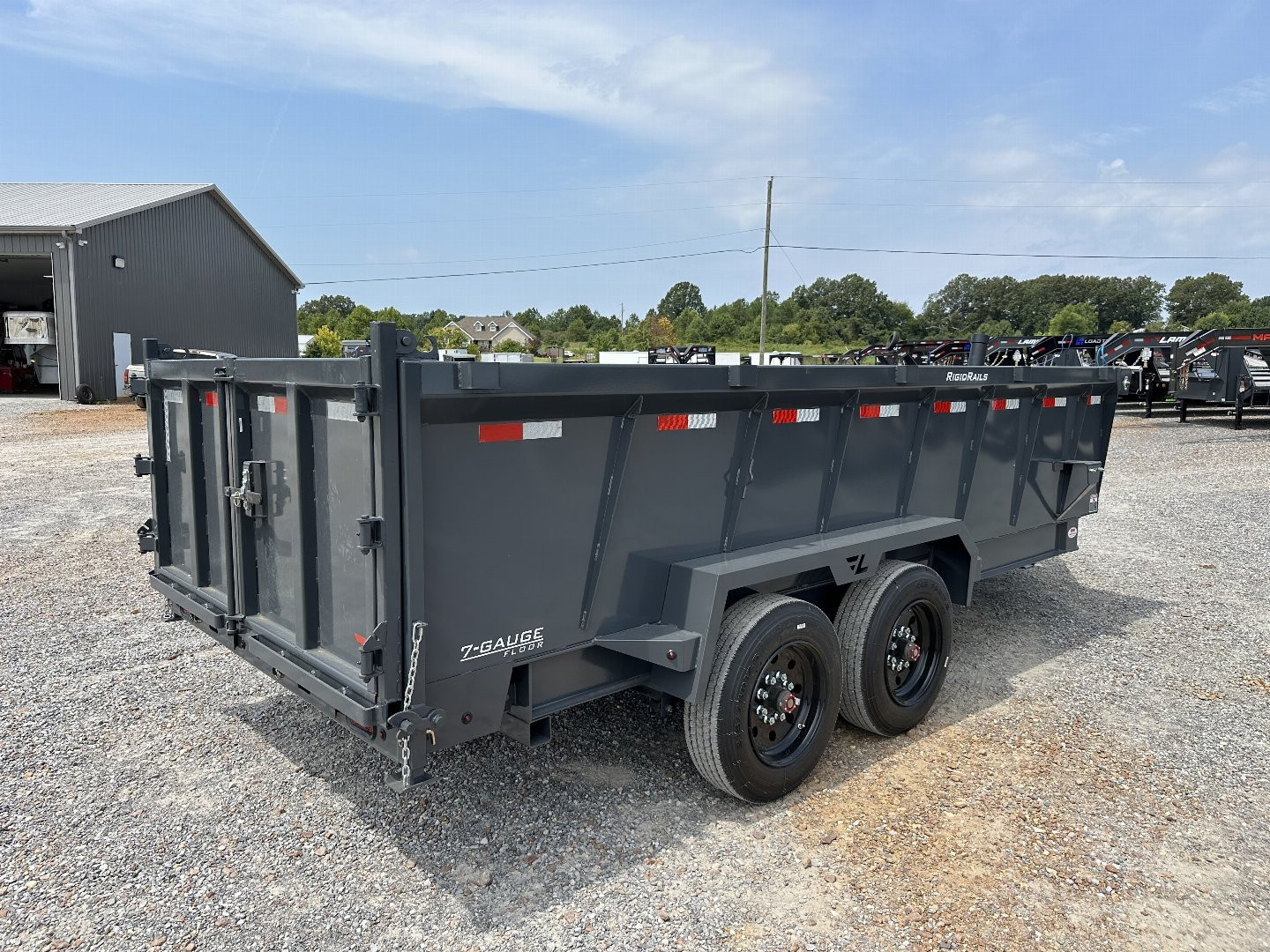 New 2025 Lamar Dump Trailer | 83" x 16' 16K GVWR