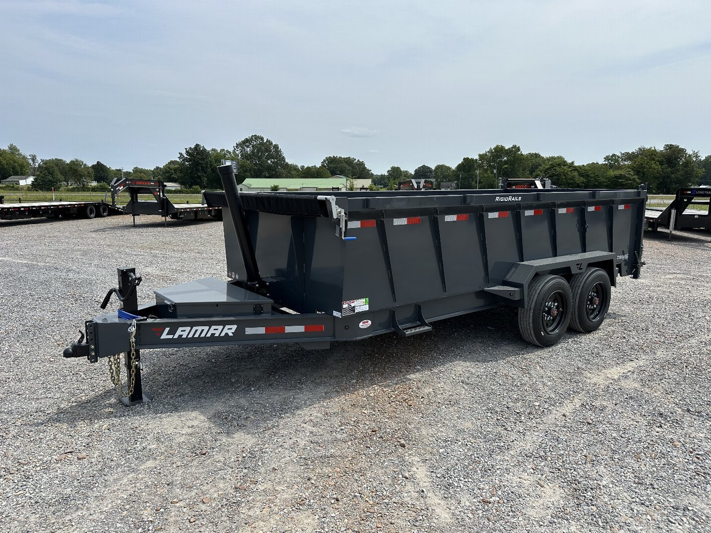 New 2025 Lamar Dump Trailer | 83" x 16' 16K GVWR