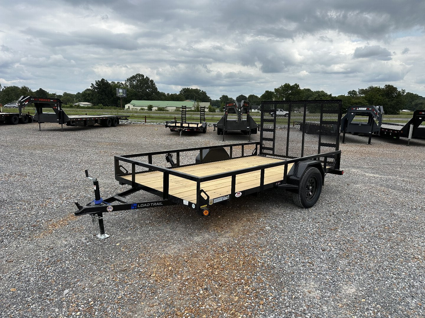 New 2025 LOAD TRAIL 77"x12' 3k Utility Trailer