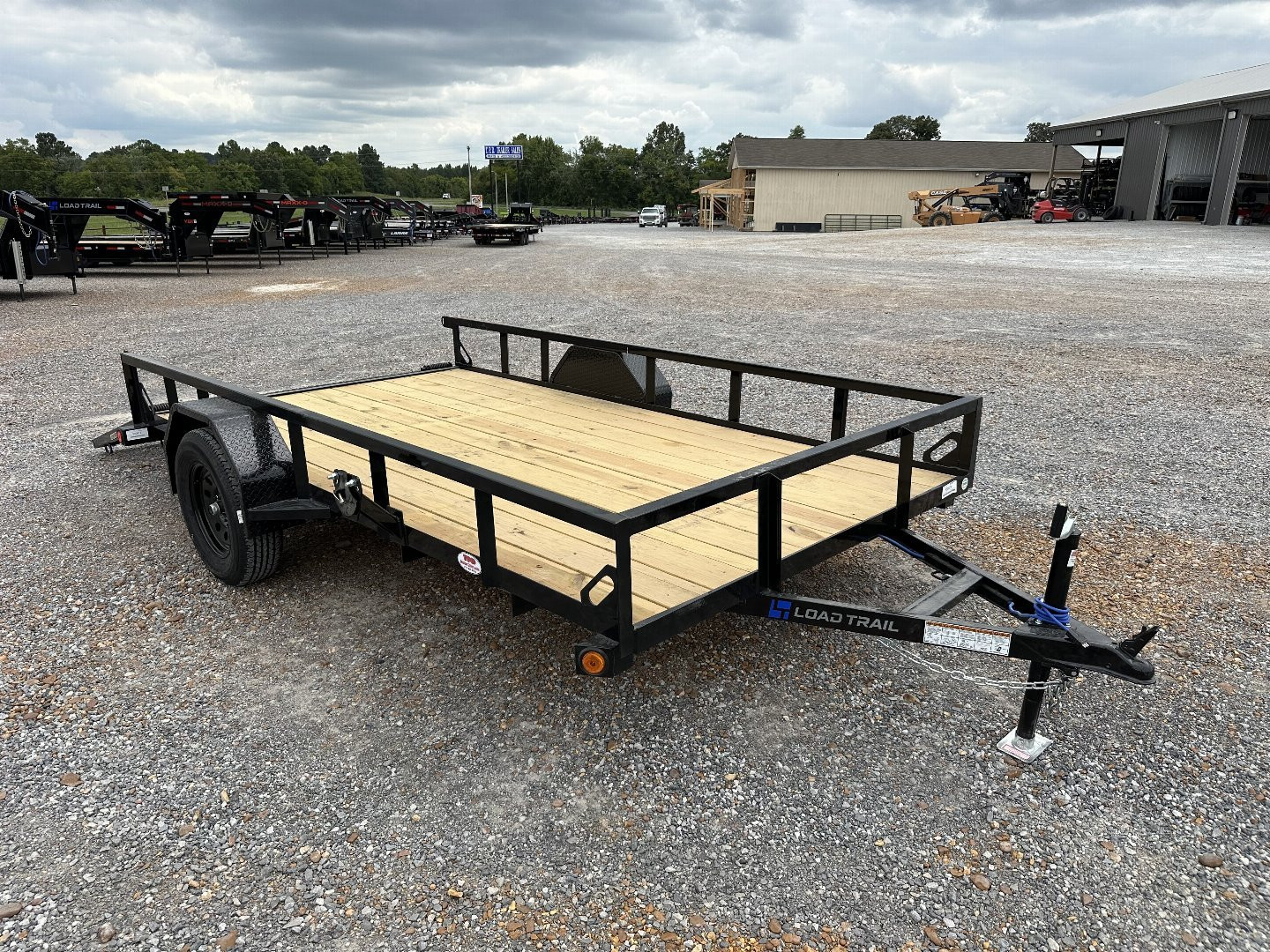 New 2025 LOAD TRAIL 77"x12' 3k Utility Trailer