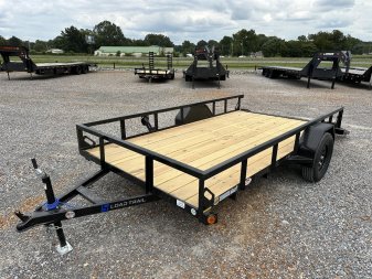 New 2025 LOAD TRAIL 77"x12' 3k Utility Trailer