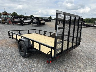 New 2025 LOAD TRAIL 77"x12' 3k Utility Trailer