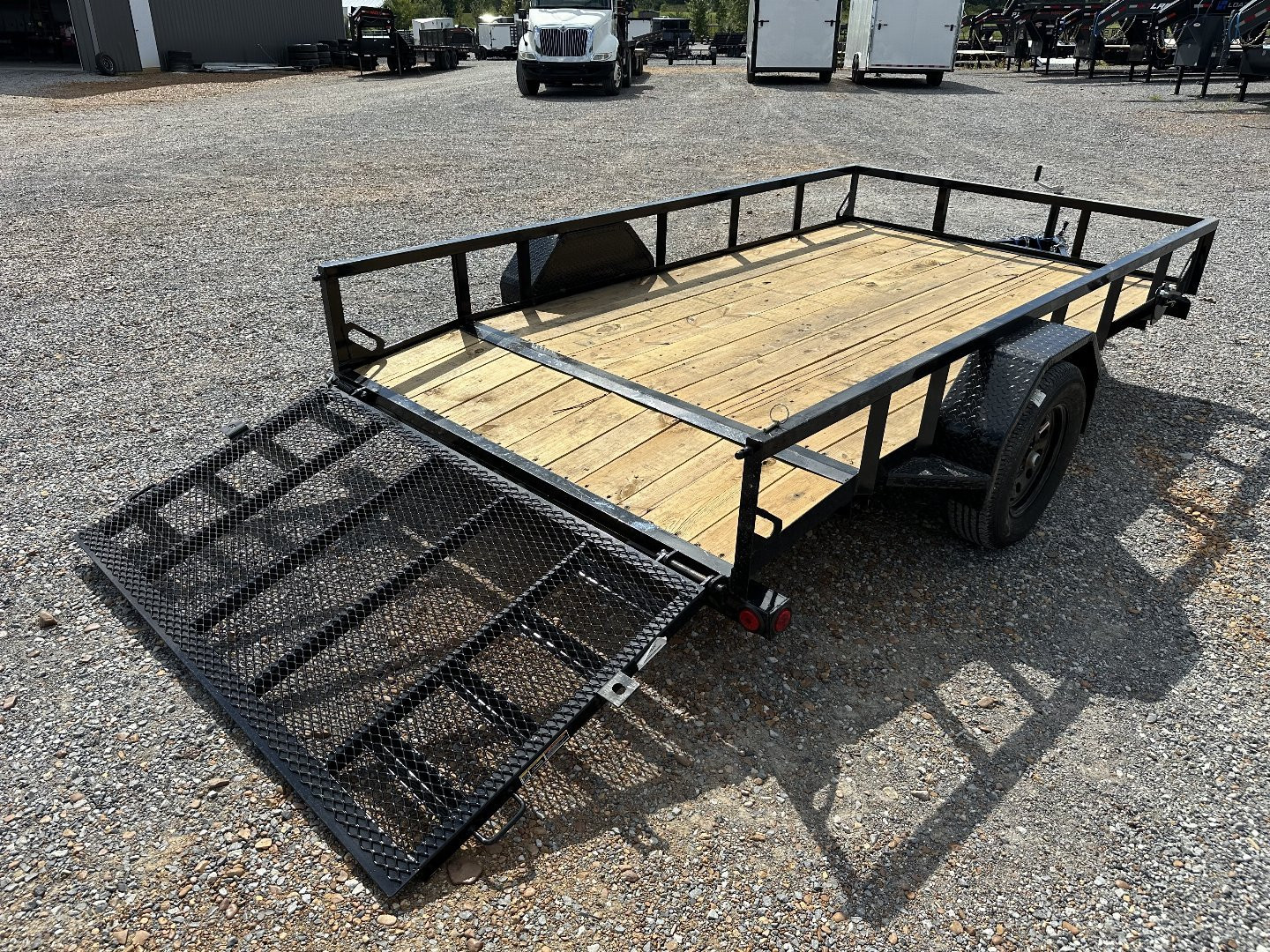 New 2025 LOAD TRAIL 77"x12' 3k Utility Trailer