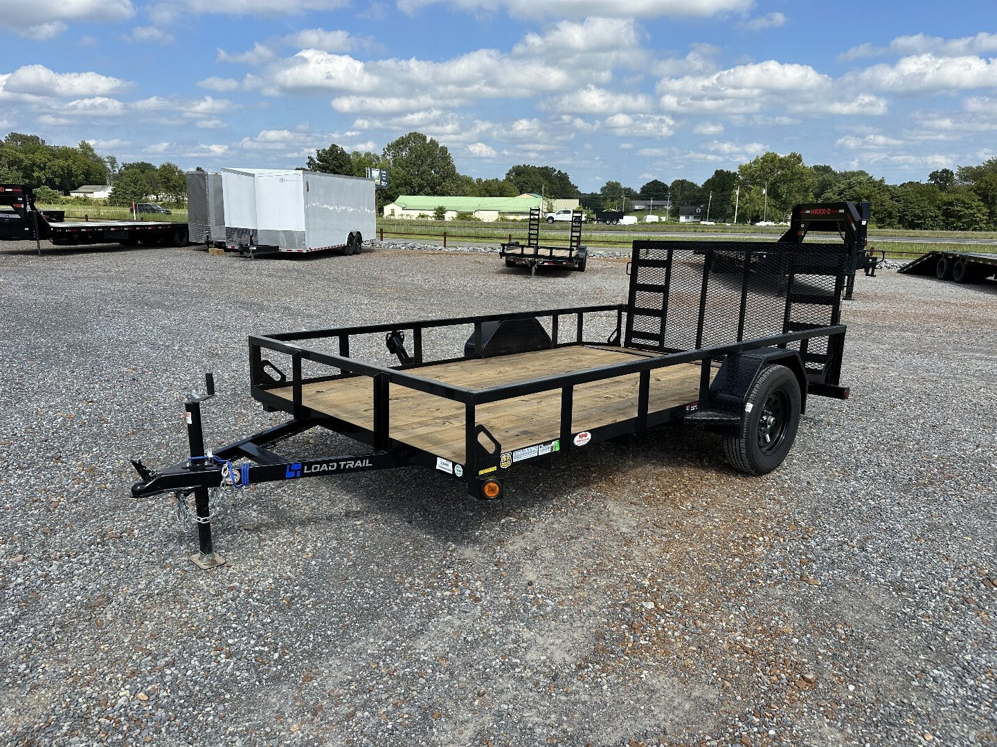 New 2025 LOAD TRAIL 77"x12' 3k Utility Trailer