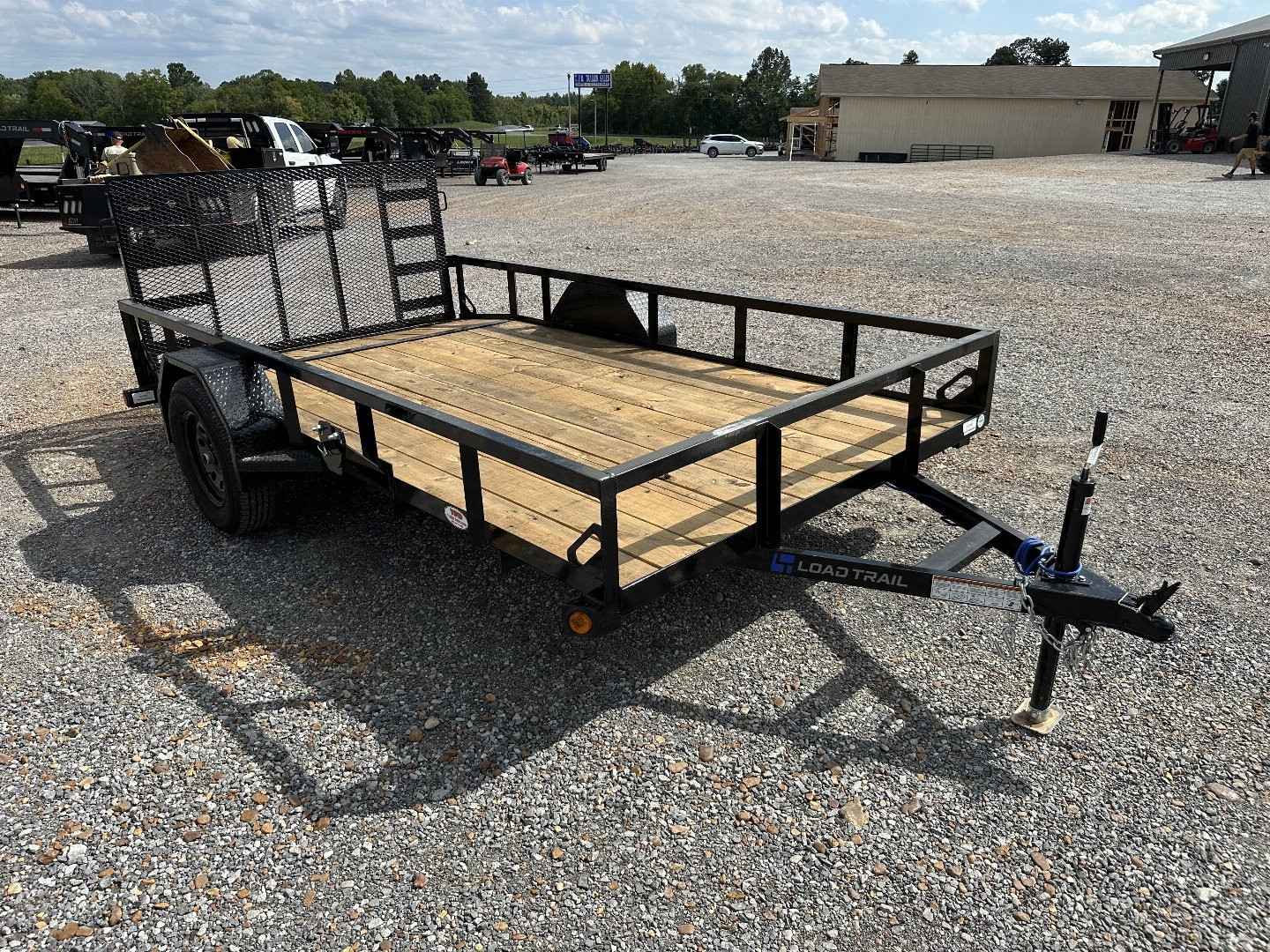 New 2025 LOAD TRAIL 77"x12' 3k Utility Trailer