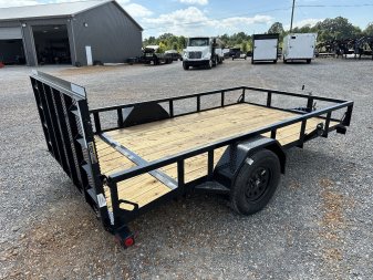 New 2025 LOAD TRAIL 77"x12' 3k Utility Trailer