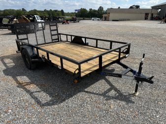 New 2025 LOAD TRAIL 77"x12' 3k Utility Trailer
