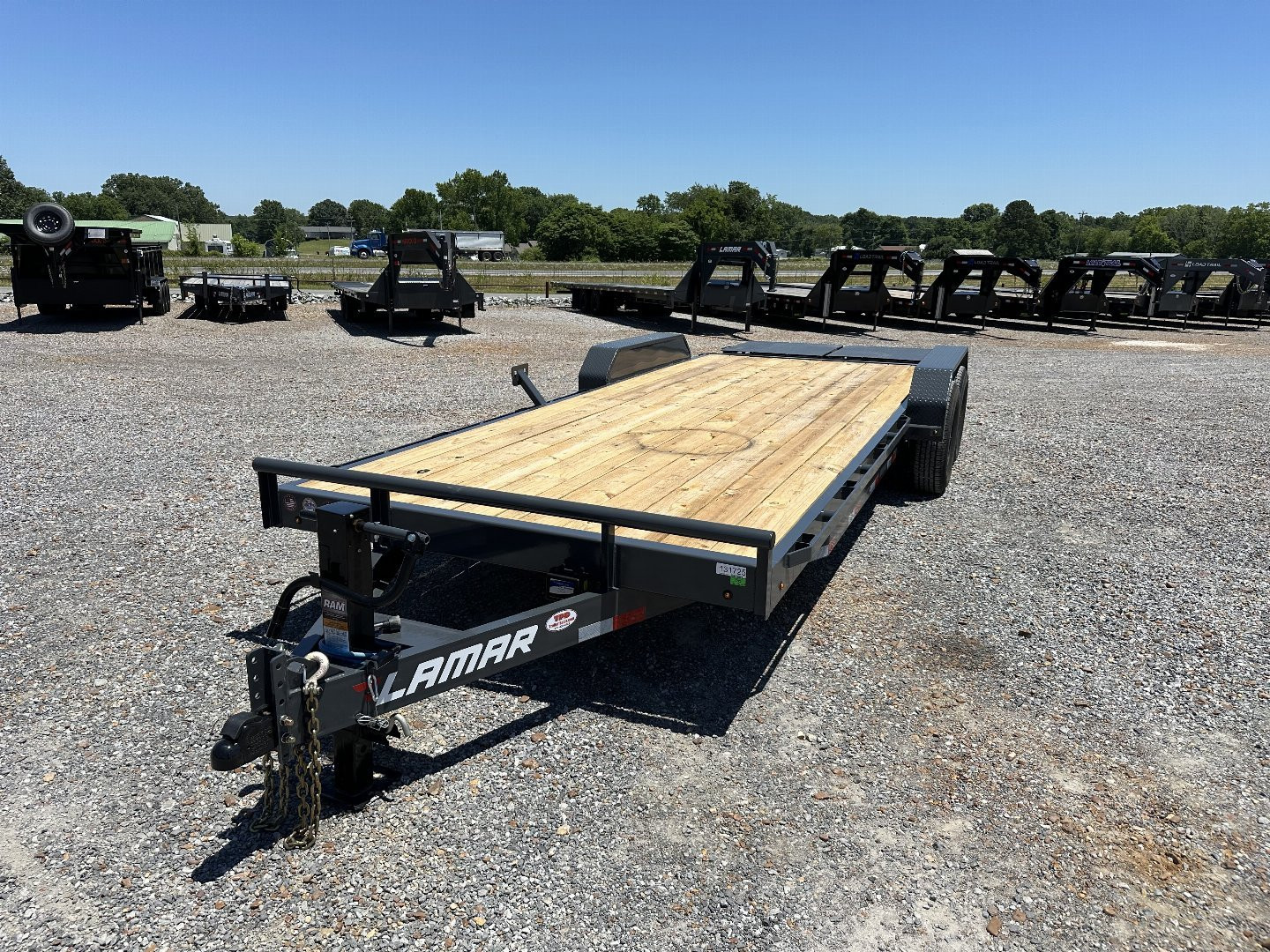 New 2024 Lamar 83" X 22' 14K Equipment Trailer