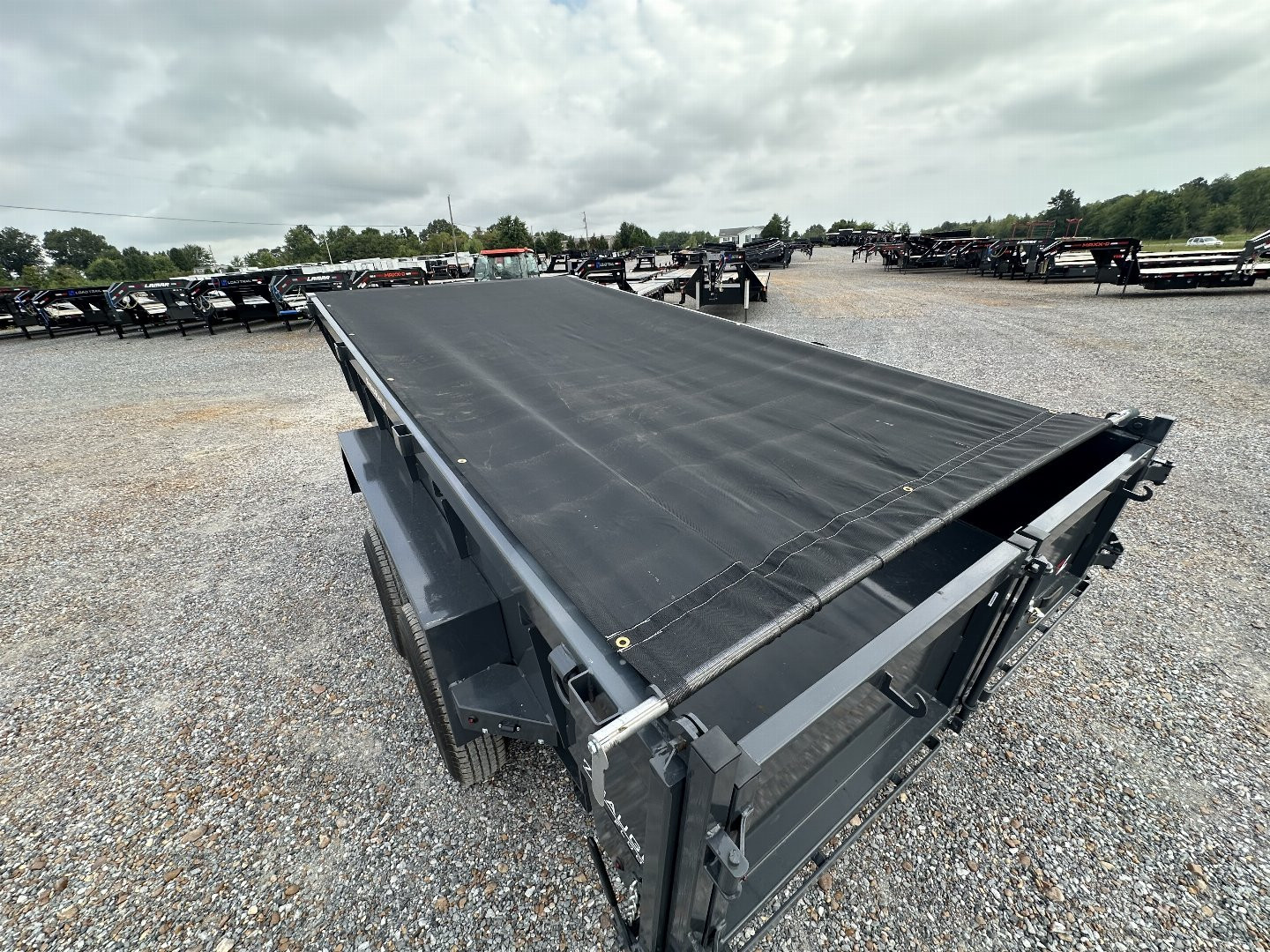 New 2025 Lamar 83" x 14' 14k Low-Pro Dump Trailer