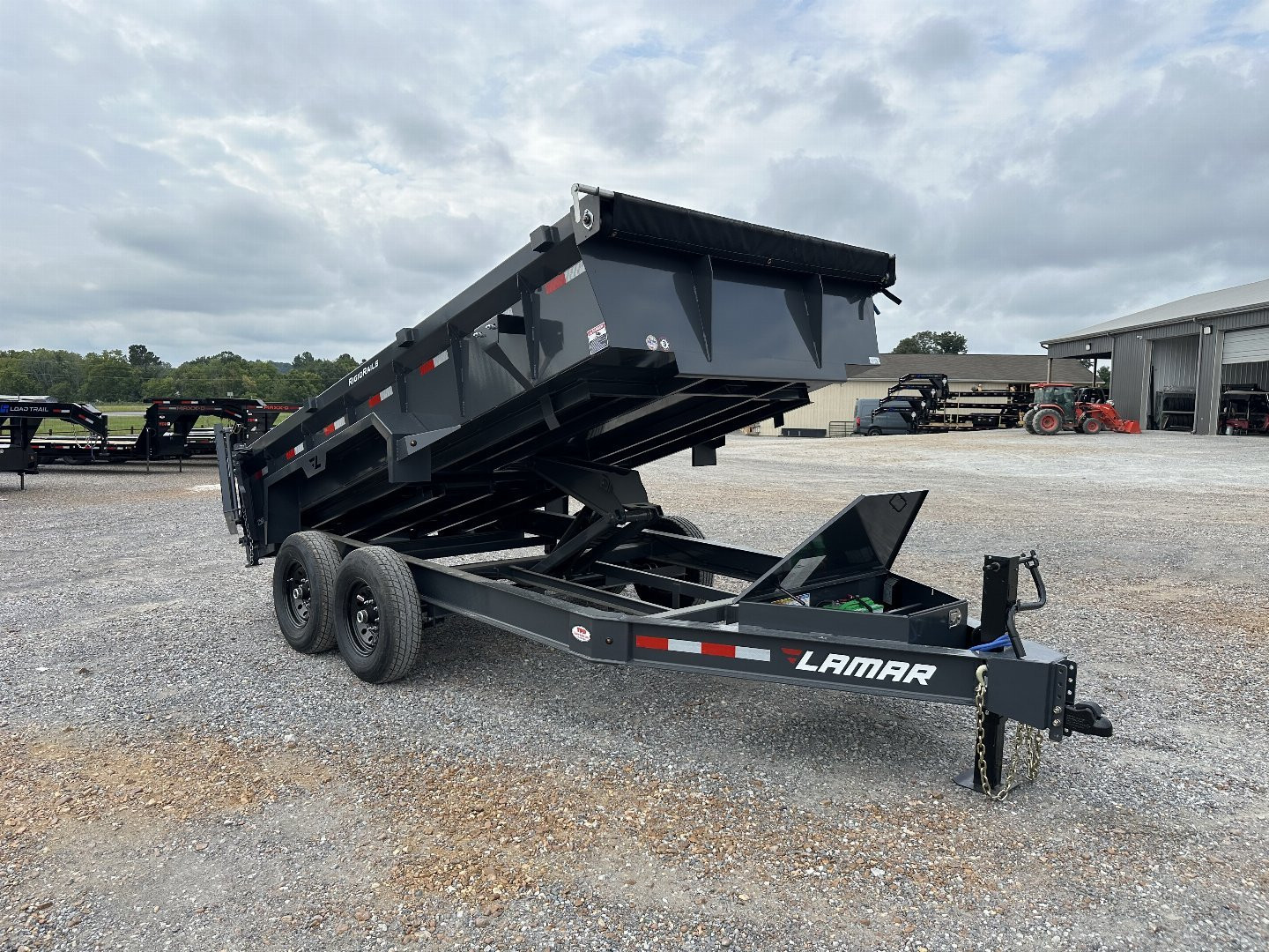 New 2025 Lamar 83" x 14' 14k Low-Pro Dump Trailer