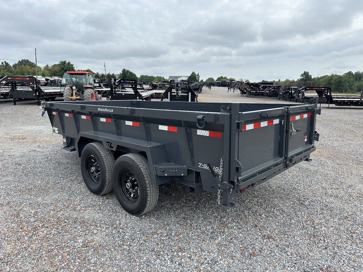 New 2025 Lamar 83" x 14' 14k Low-Pro Dump Trailer