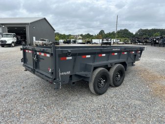 New 2025 Lamar 83" x 14' 14k Low-Pro Dump Trailer