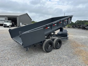 New 2025 Lamar 83" x 14' 14k Low-Pro Dump Trailer